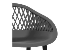 Banco|vidaxl Cadeiras de bar 2 pcs Cinzento