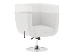 Poltrona|vidaxl Cadeiras de bar 2 pcs couro artificial Branco
