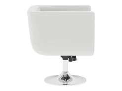 Poltrona|vidaxl Cadeiras de bar 2 pcs couro artificial Branco