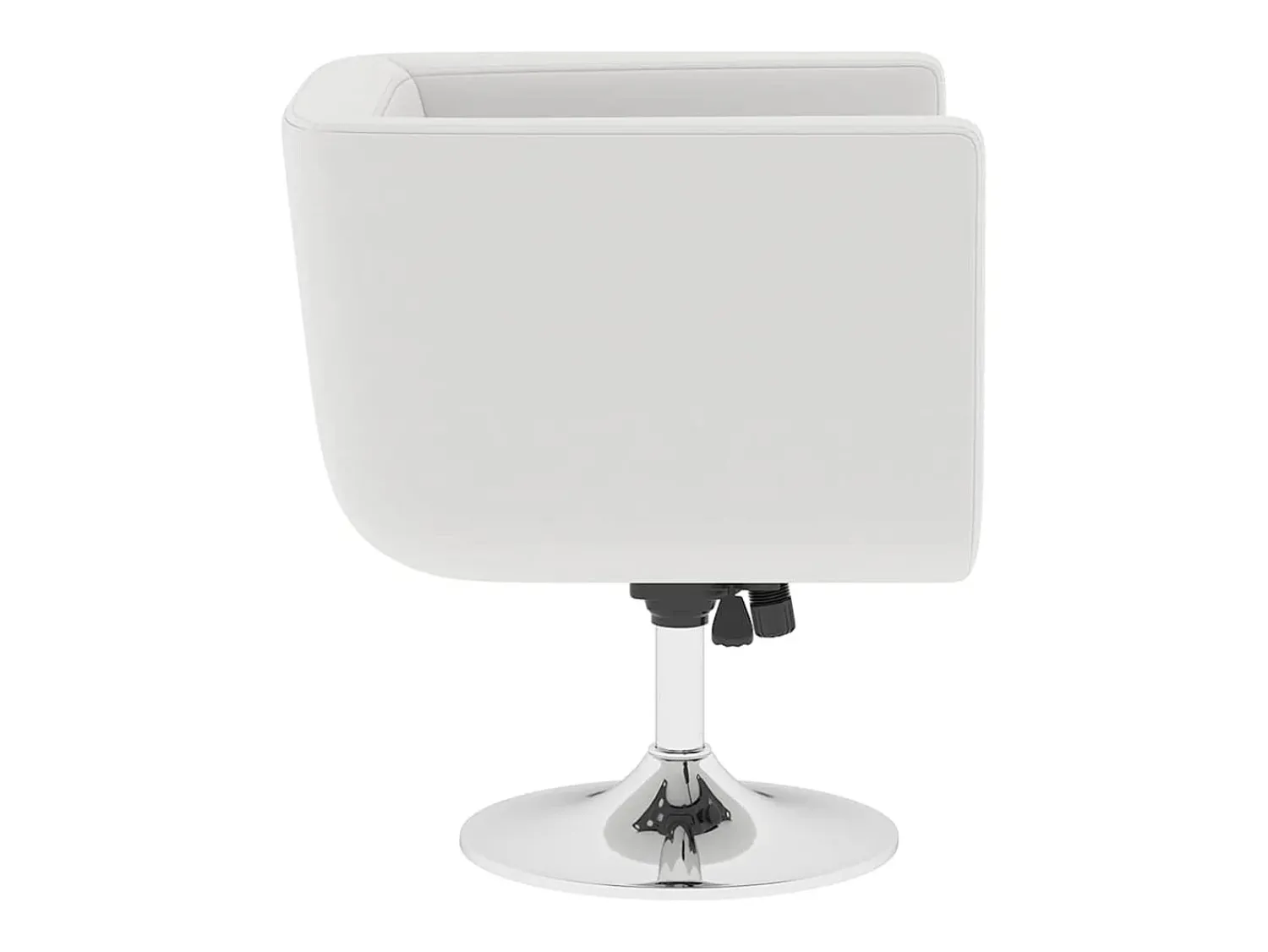 Poltrona|vidaxl Cadeiras de bar 2 pcs couro artificial Branco
