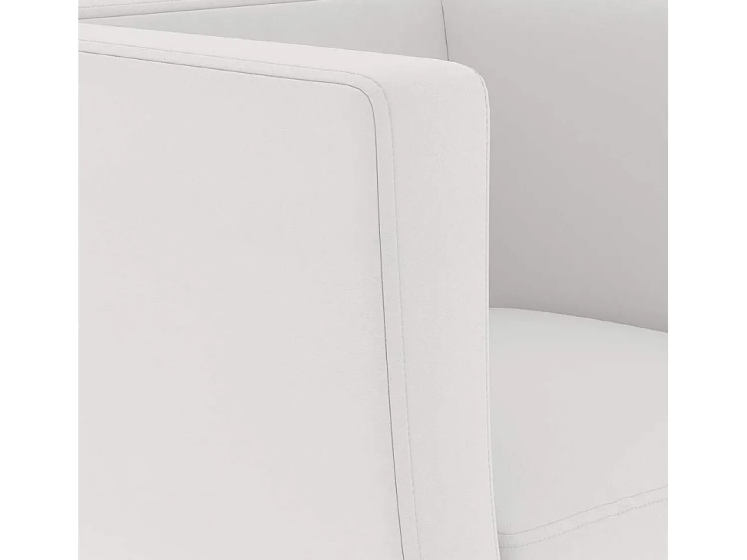 Poltrona|vidaxl Cadeiras de bar 2 pcs couro artificial Branco