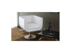 Banco| Cadeiras de bar 2 pcs couro artificial PT740522 Branco