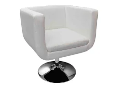 Banco| Cadeiras de bar 2 pcs couro artificial PT740522 Branco
