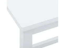 Banco*vidaxl Cadeiras de bar 2 pcs madeira de seringueira maciça branco Castanho