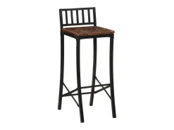 Banco* Cadeiras de bar 4 pcs madeira recuperada maciça PT818770 Multicor