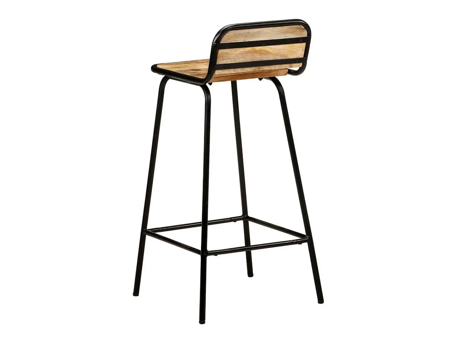Hot vidaxl Cadeiras de bar 2 pcs madeira de mangueira maciça Castanho