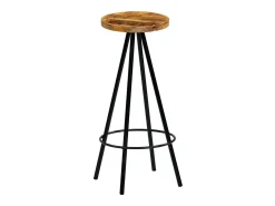Cadeiras de bar 4 pcs madeira de mangueira maciça PT602651^ Banco