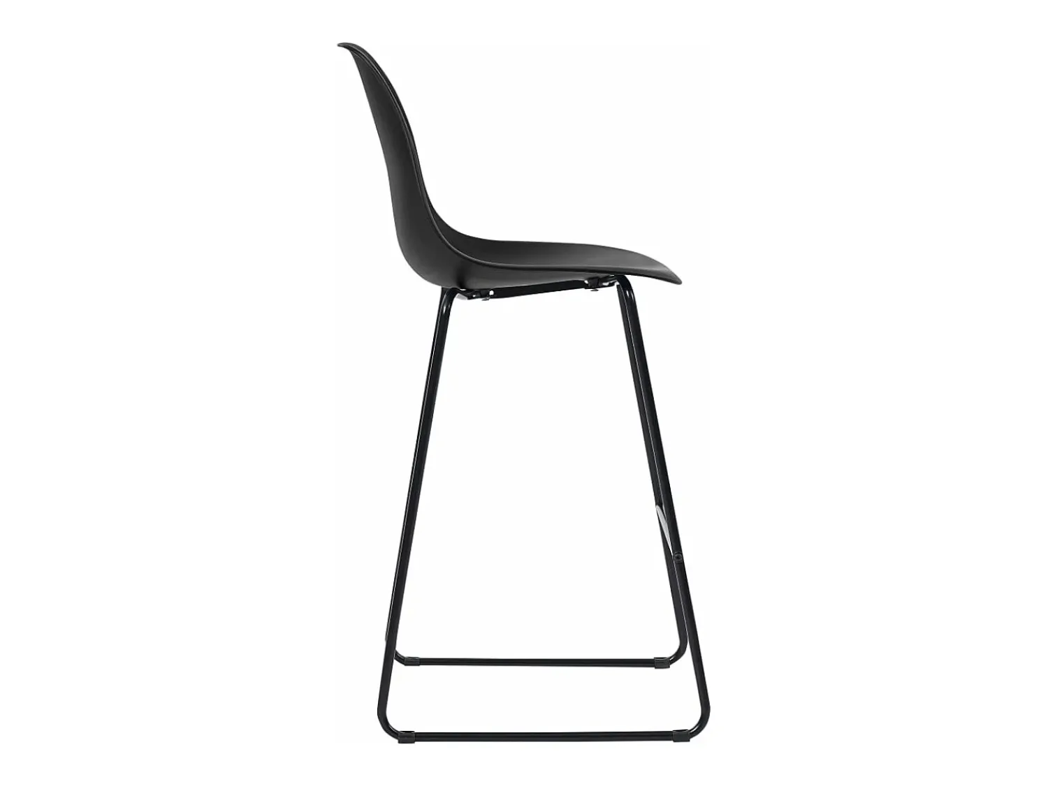vidaxl Cadeiras de bar 2 pcs plástico^ Banco