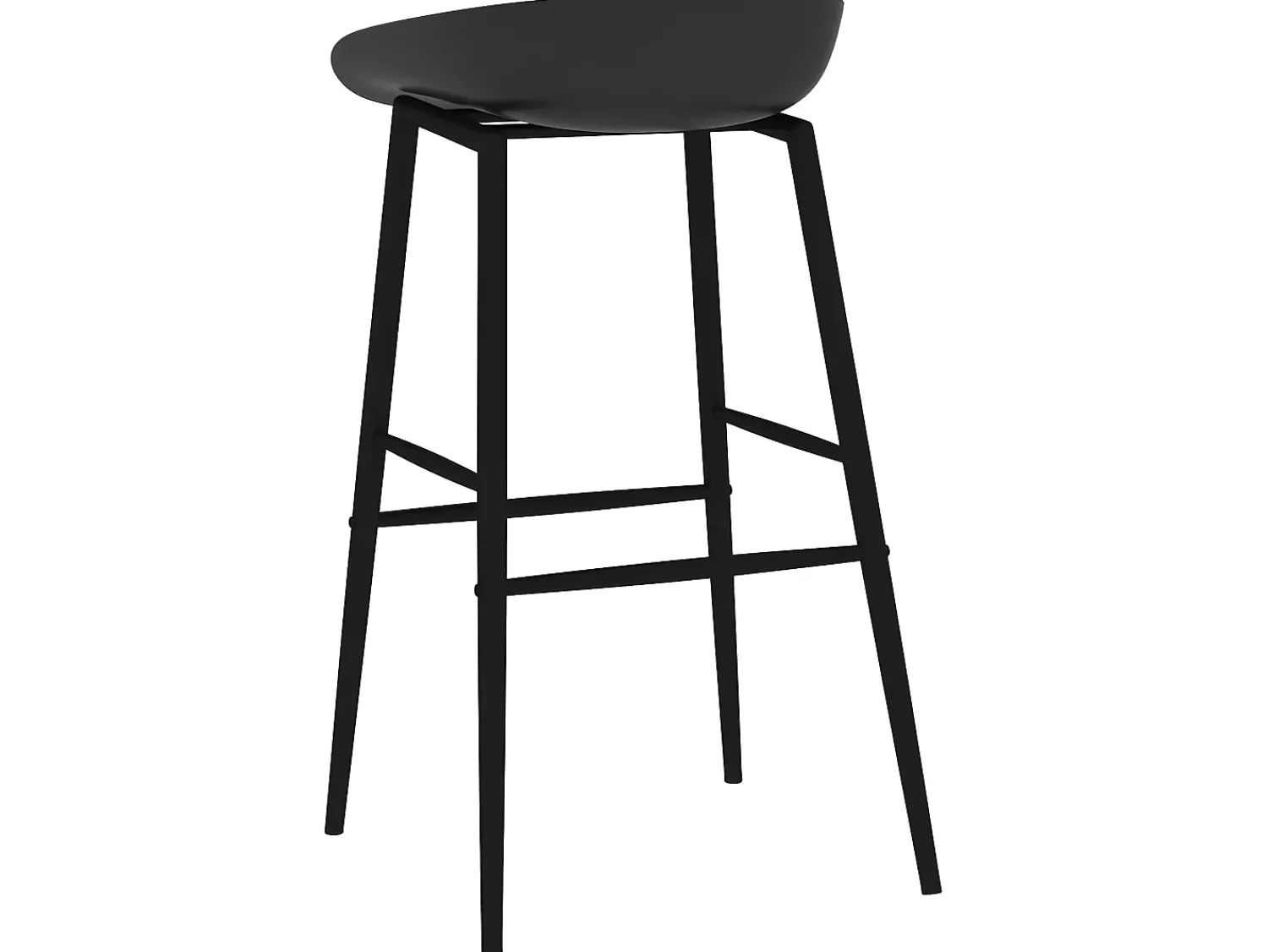 Banco* Cadeiras de bar 4 pcs PT731349 Preto