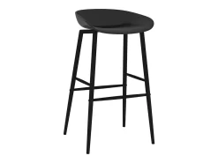 Banco*vidaxl Cadeiras de bar 4 pcs Preto