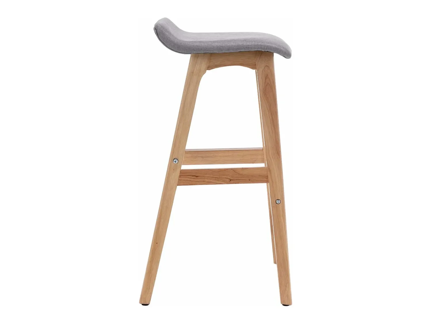 Banco| Cadeiras de bar 2 pcs tecido -claro PT752568 Cinzento
