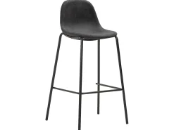 Banco| Cadeiras de bar 4 pcs tecido -escuro PT754944 Cinzento
