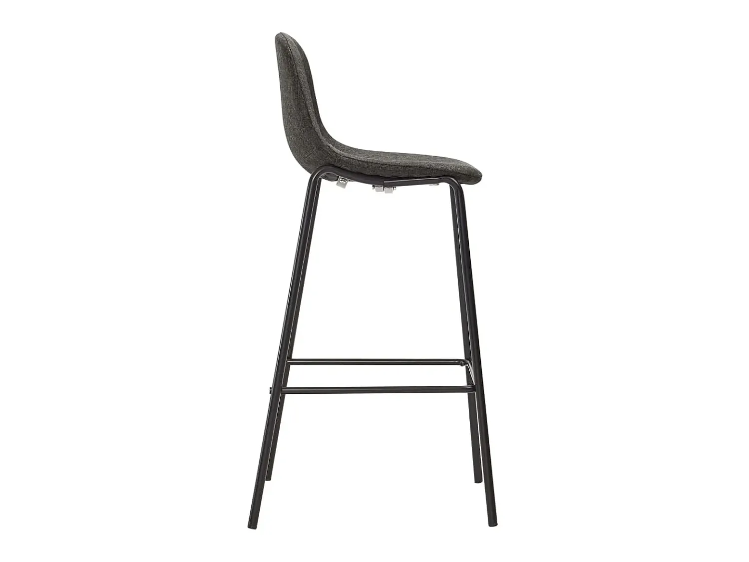 Banco| Cadeiras de bar 4 pcs tecido -escuro PT754944 Cinzento