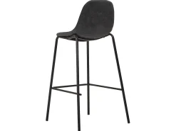 Banco| Cadeiras de bar 4 pcs tecido -escuro PT754944 Cinzento