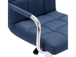 Online vidaxl Cadeiras de bar 2 pcs tecido Azul