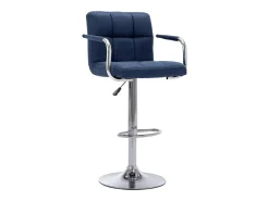 Online vidaxl Cadeiras de bar 2 pcs tecido Azul