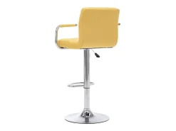 Banco|vidaxl Cadeiras de bar 2 pcs tecido Amarelo
