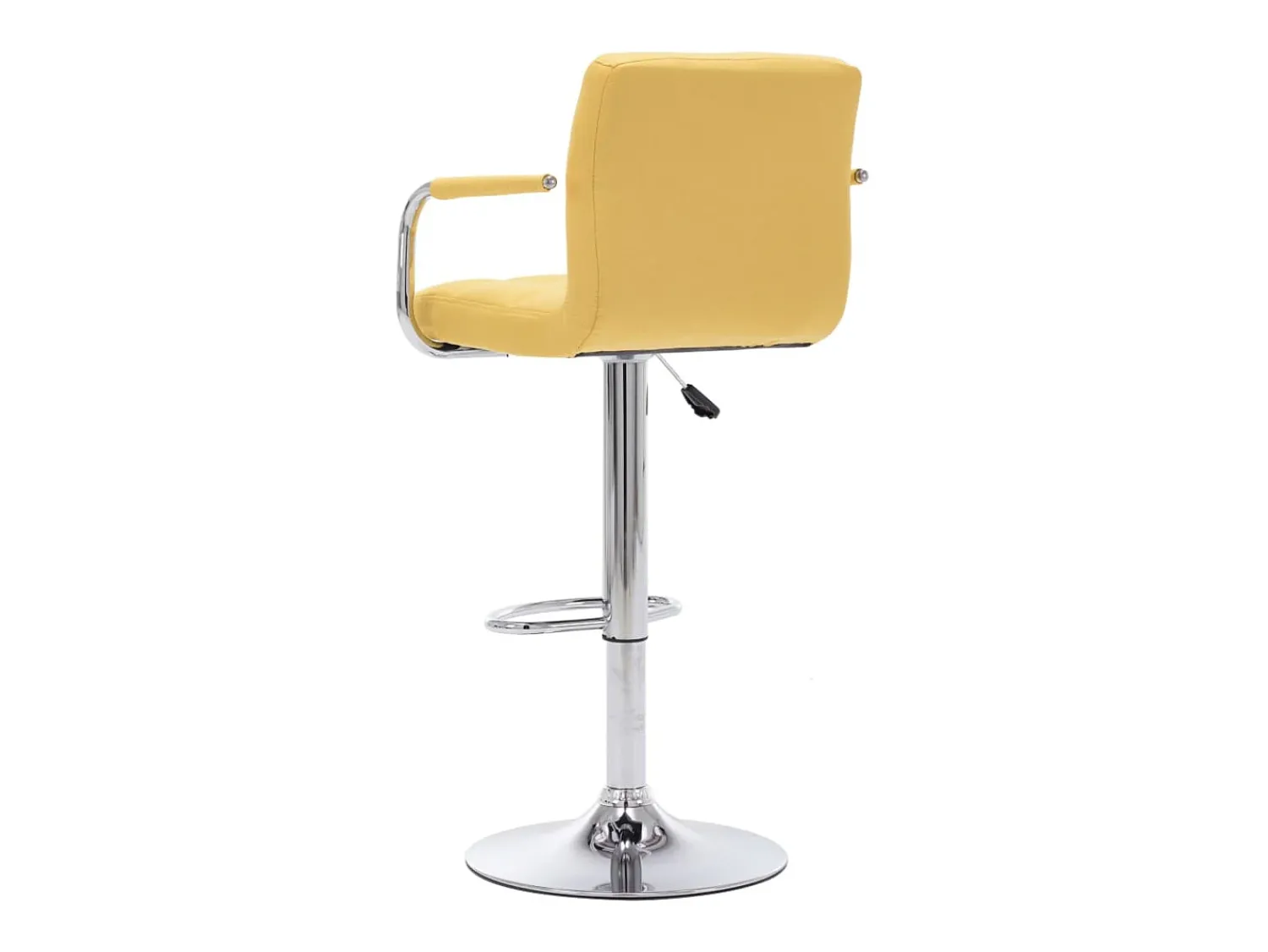 Banco|vidaxl Cadeiras de bar 2 pcs tecido Amarelo