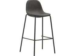 Banco| Cadeiras de bar 2 pcs tecido -escuro PT182493 Cinzento