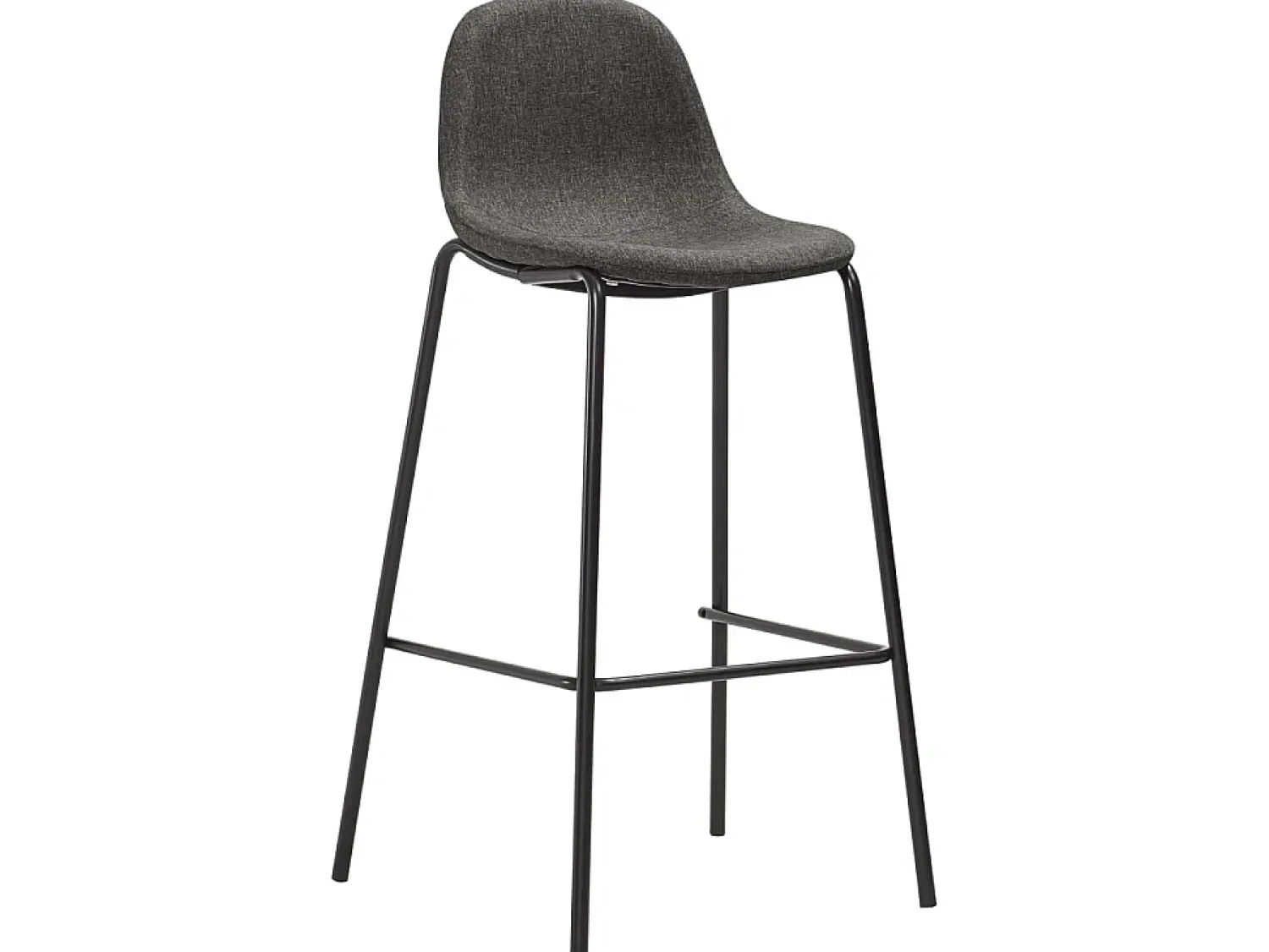 Banco| Cadeiras de bar 2 pcs tecido -escuro PT182493 Cinzento