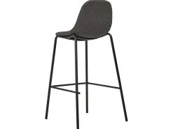 Banco| Cadeiras de bar 2 pcs tecido -escuro PT182493 Cinzento