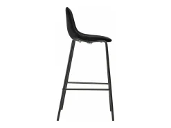 Banco* Cadeiras de bar 4 pcs tecido PT919925 Preto