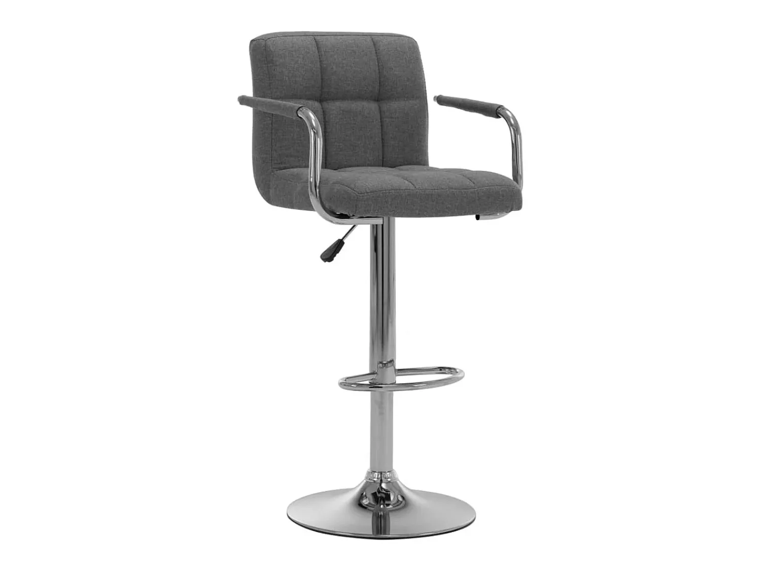vidaxl Cadeiras de bar 2 pcs tecido -claro^ Banco