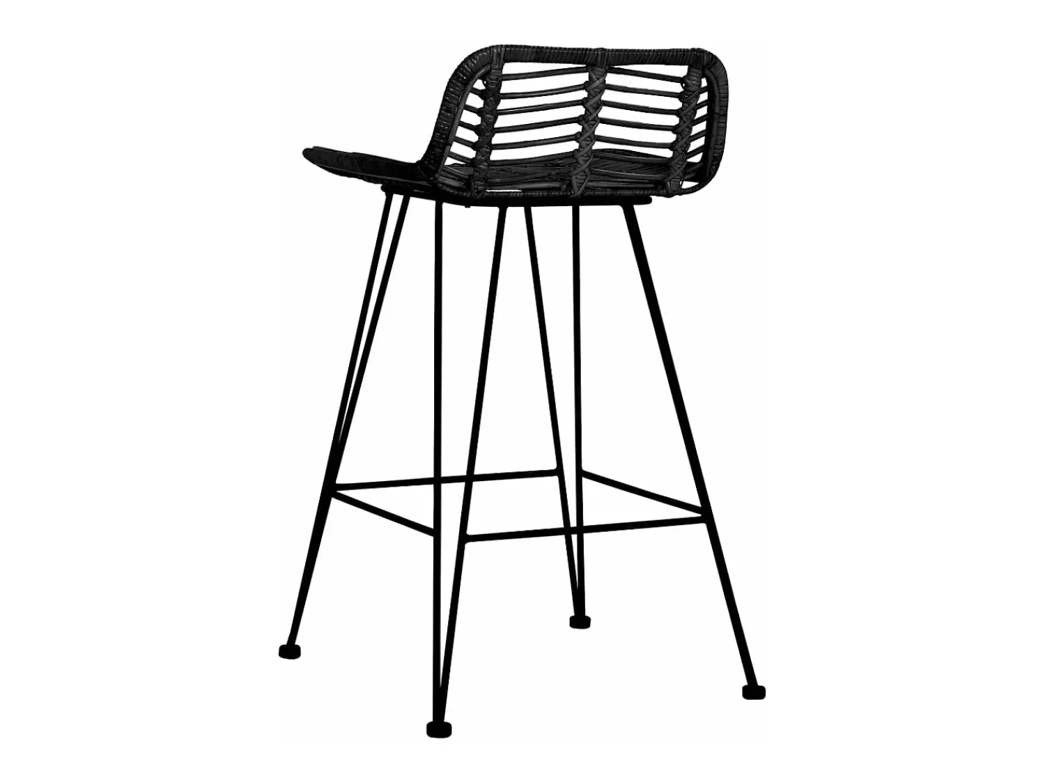 vidaxl Cadeiras de bar 2 pcs vime^ Banco