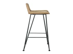 Banco|vidaxl Cadeiras de bar 2 pcs vime genuíno Castanho