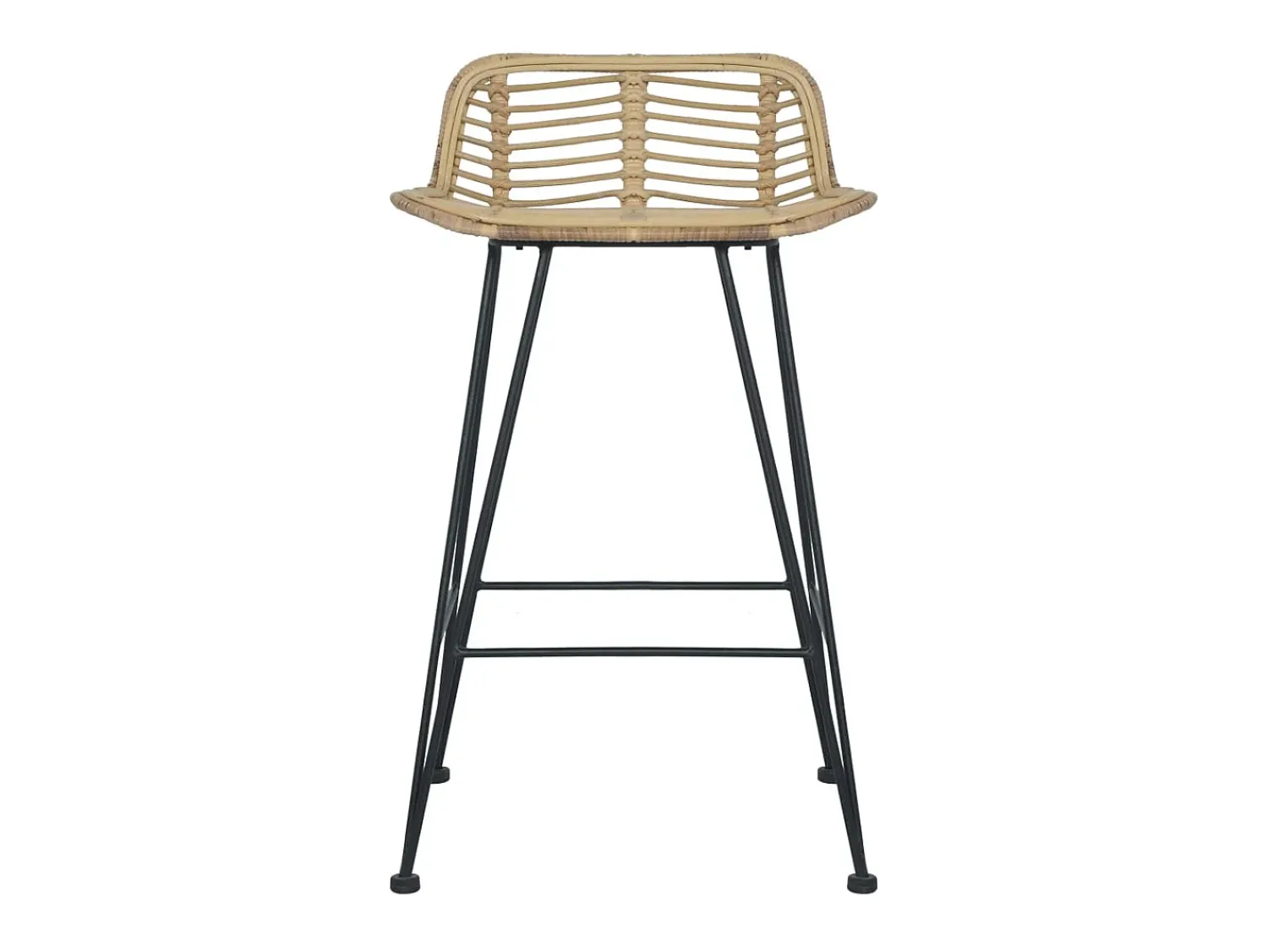 Sale Cadeiras de bar 2 pcs vime genuíno PT266902 Castanho