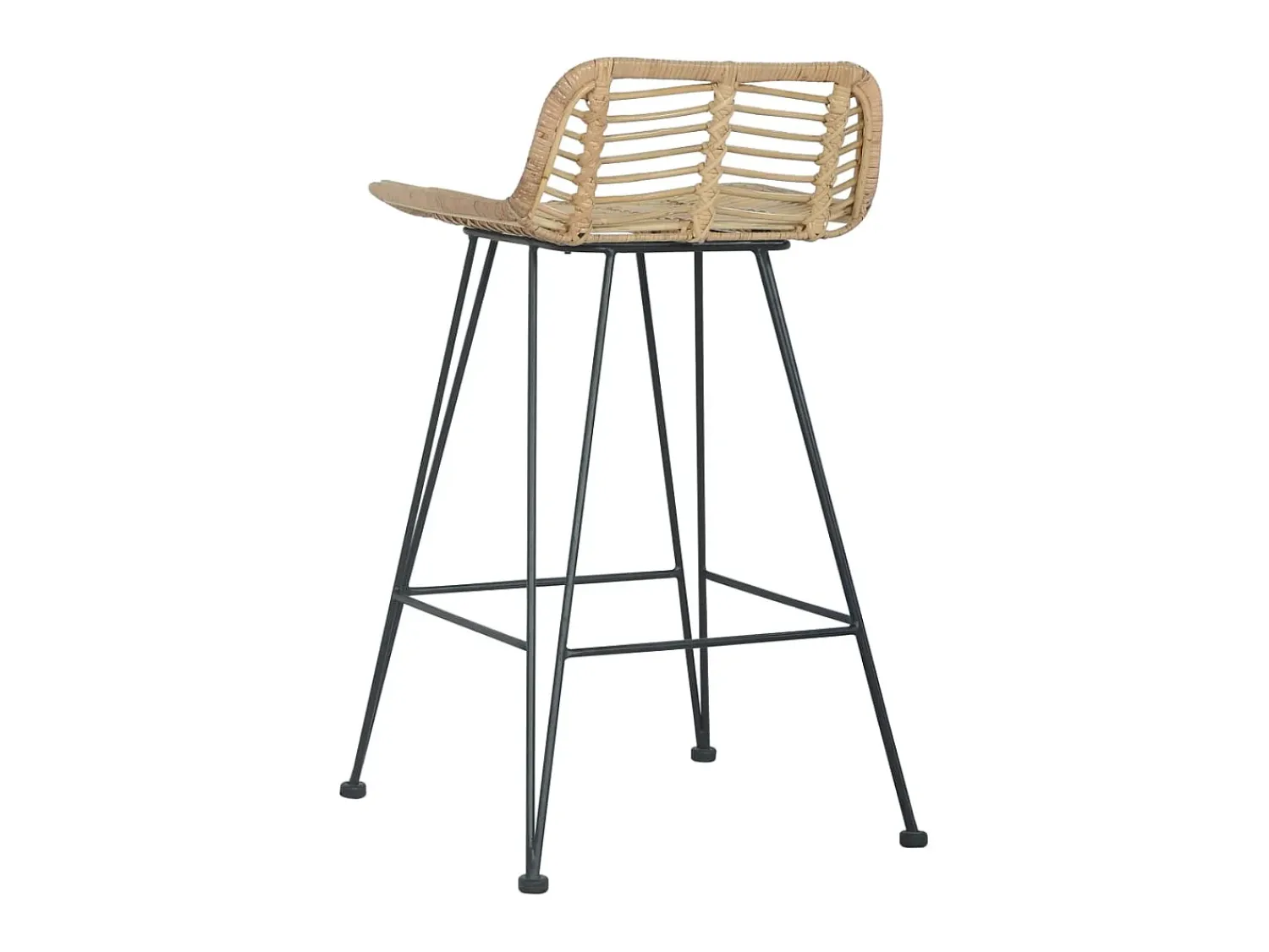 Sale Cadeiras de bar 2 pcs vime genuíno PT266902 Castanho