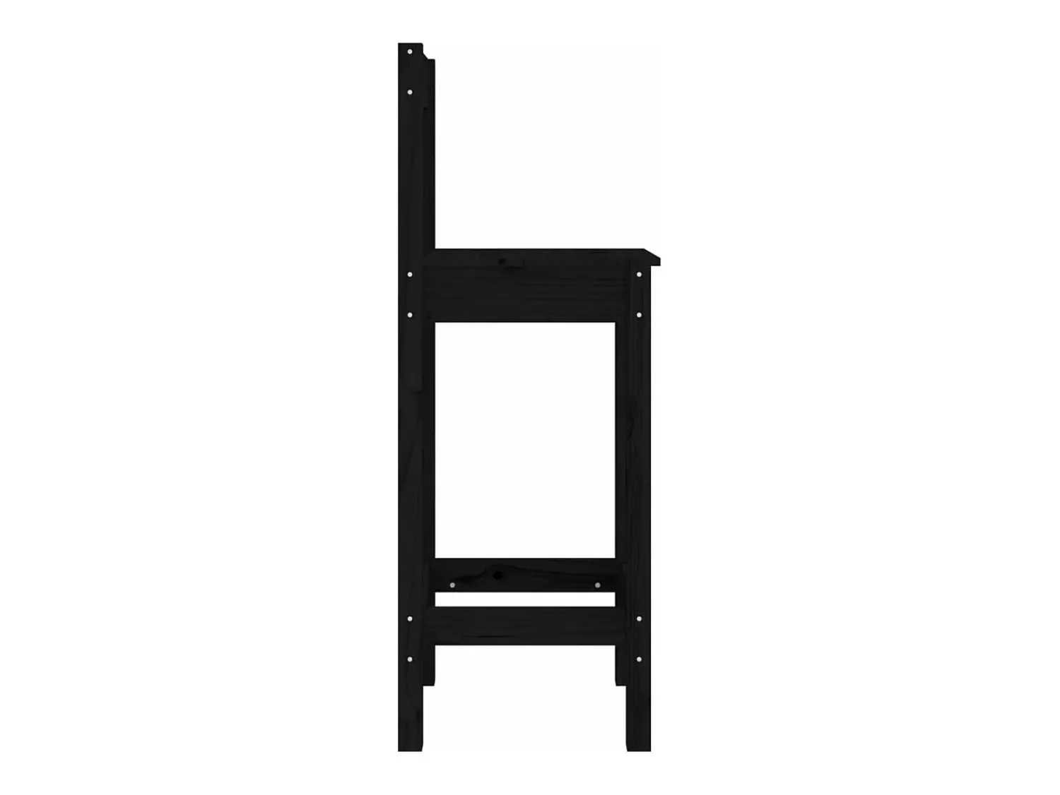 Cadeiras de bar 2 pcs 40x41,5x112 cm pinho maciço PT425444^ Banco