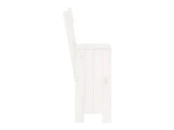 Banco| Cadeiras de bar 2 pcs 40x48,5x115,5 cm pinho maciço PT402793 Branco