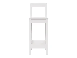 Banco| Cadeiras de bar 2 pcs 40x41,5x112 cm pinho maciço PT511123 Branco