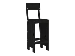 Cadeiras de bar 2 pcs 40x48,5x115,5 cm pinho maciço PT500290^ Banco