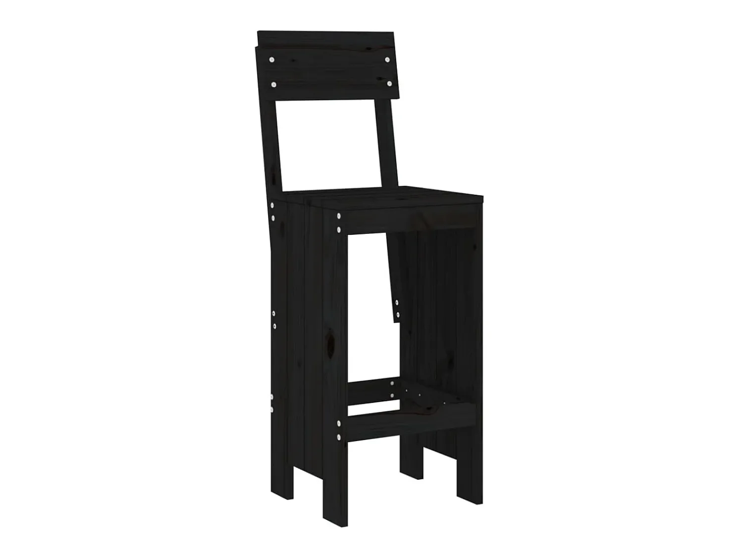 Cadeiras de bar 2 pcs 40x48,5x115,5 cm pinho maciço PT500290^ Banco