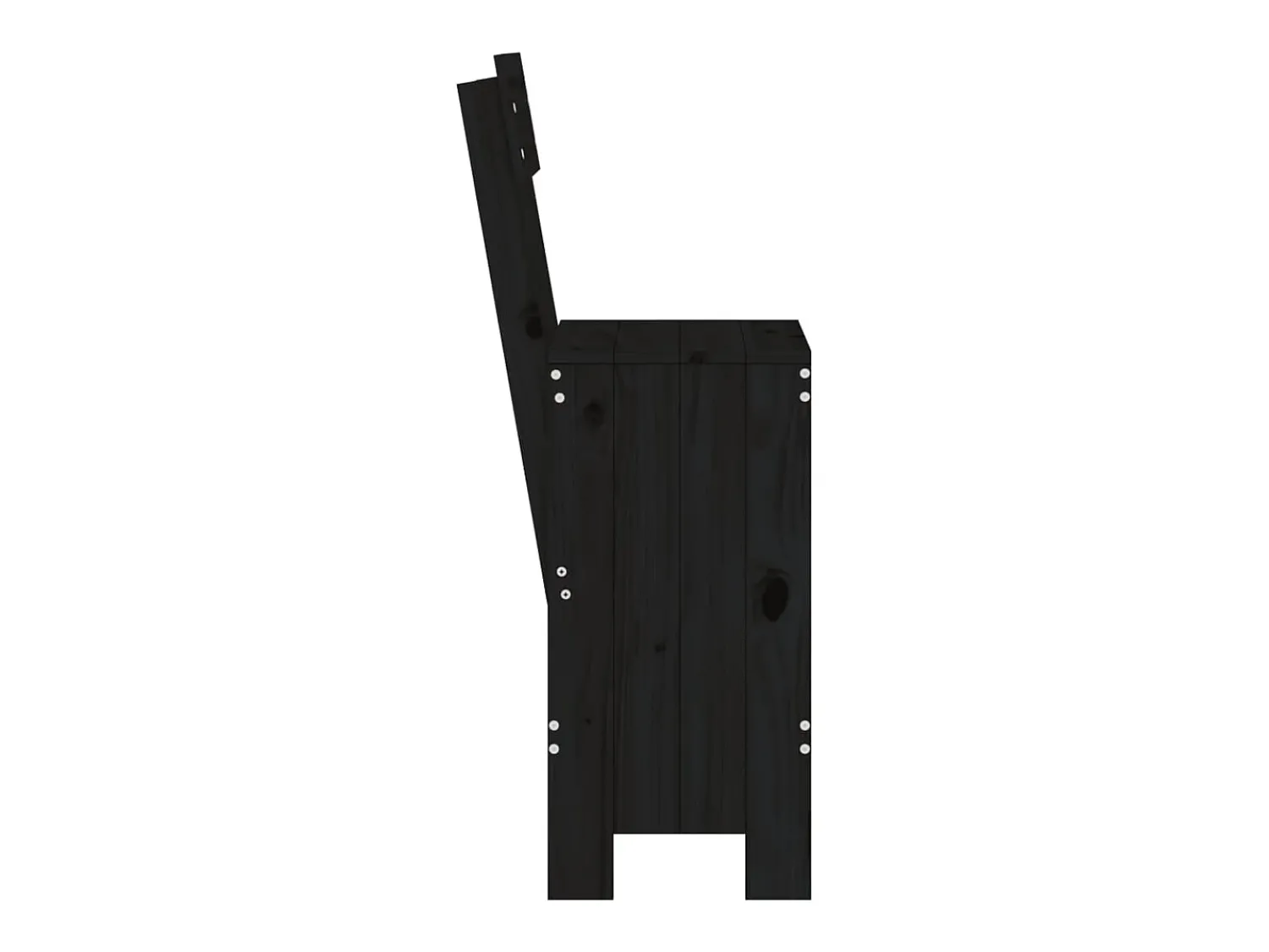 Cadeiras de bar 2 pcs 40x48,5x115,5 cm pinho maciço PT500290^ Banco