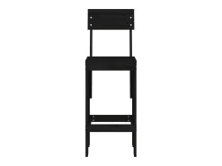 Cadeiras de bar 2 pcs 40x48,5x115,5 cm pinho maciço PT500290^ Banco