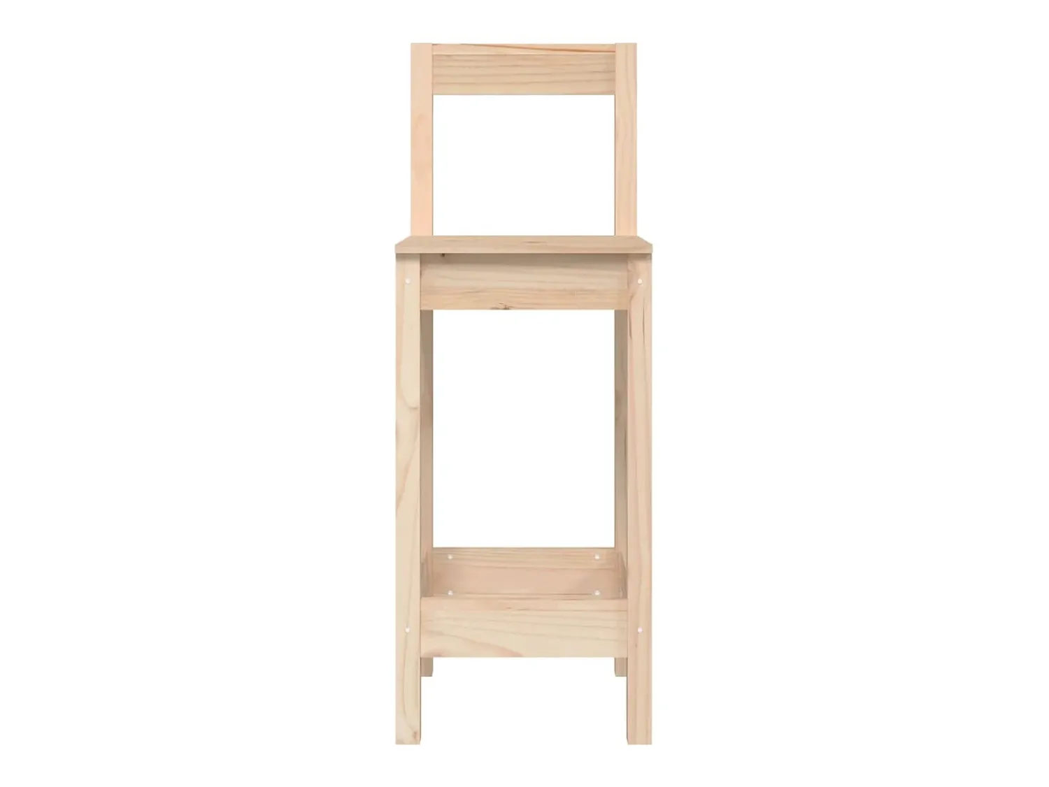 Hot Cadeiras de bar 2 pcs 40x41,5x112 cm pinho maciço PT922410 Castanho