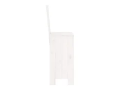 Banco* Cadeiras de bar 2 pcs 40x42x120 cm pinho maciço PT715614 Branco