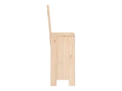Banco| Cadeiras de bar 2 pcs 40x42x120 cm madeira de pinho maciça PT605648 Castanho