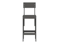 Banco| Cadeiras de bar 2 pcs 40x48,5x115,5 cm pinho maciço PT526660 Cinzento