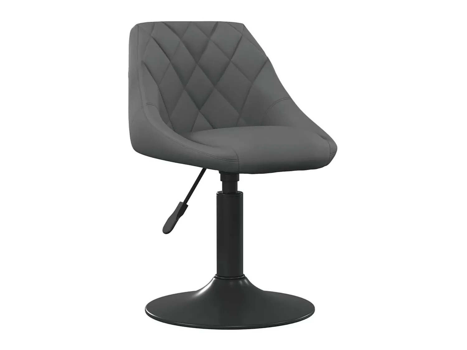 Poltrona| Cadeiras de jantar giratórias 2 pcs veludo -escuro PT586181 Cinzento