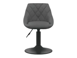 Poltrona| Cadeiras de jantar giratórias 2 pcs veludo -escuro PT586181 Cinzento