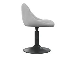 Poltrona* Cadeiras de jantar giratórias 2 pcs veludo -claro PT512921 Cinzento