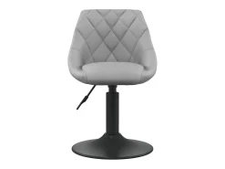 Poltrona* Cadeiras de jantar giratórias 2 pcs veludo -claro PT512921 Cinzento