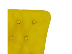 vidaxl Cadeirão com encosto alto veludo design de botões^ Poltrona