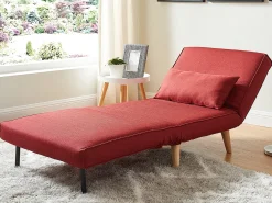 Clearance Vente-unique Cadeirão convertível em tecido - POSIO Vermelho
