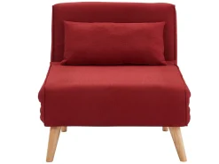 Clearance Vente-unique Cadeirão convertível em tecido - POSIO Vermelho