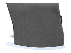 Poltrona| Cadeirão de baloiço em poliéster escuro 104x69x75cm Cinzento